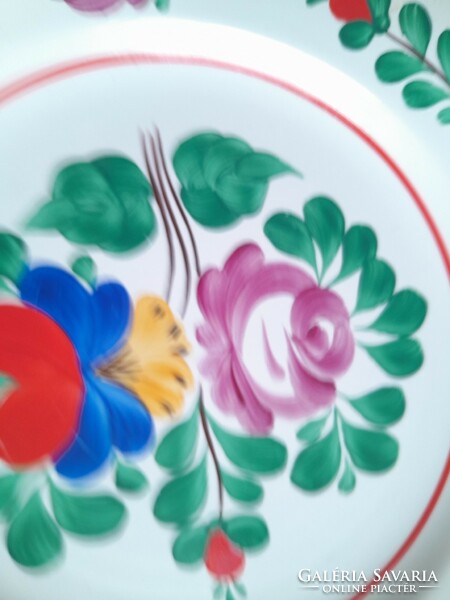 Vadrozsas tányér  24 cm falidisz