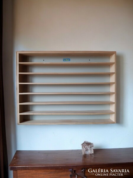 Kibri wall display model or matchbox cabinet with 6 shelves