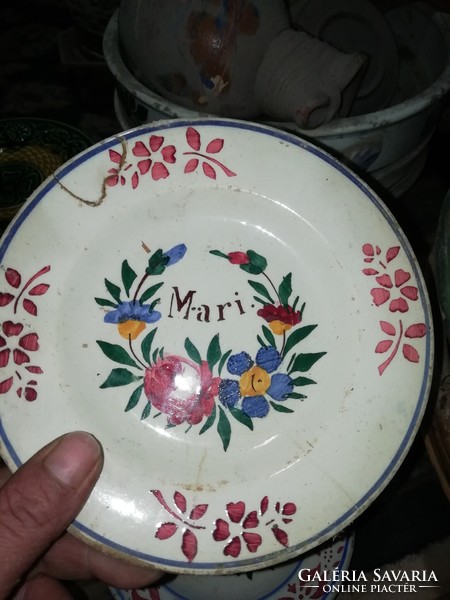 Népi tányér gyűjteményből 102. Mari