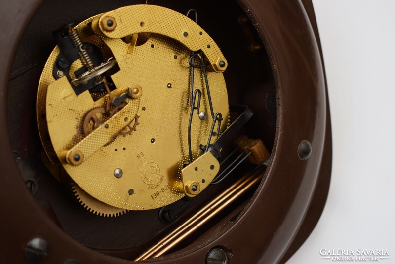 Retro dugena wall clock / old / mid century clock / mechanical