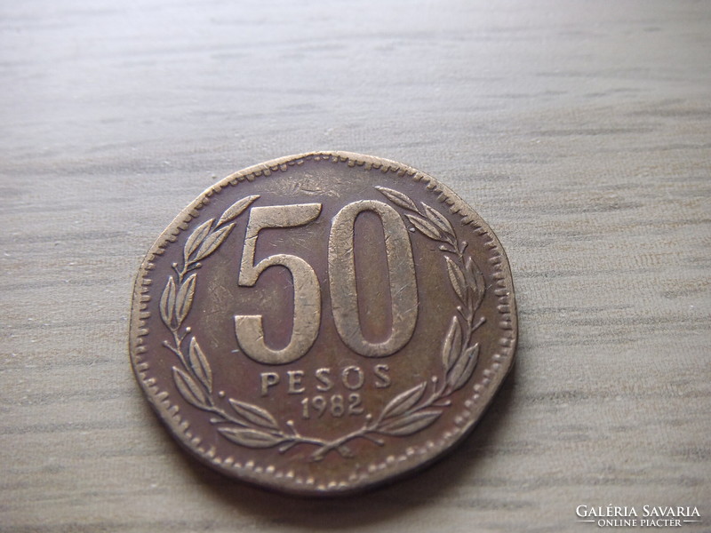 50 Pesos 1982 Chile