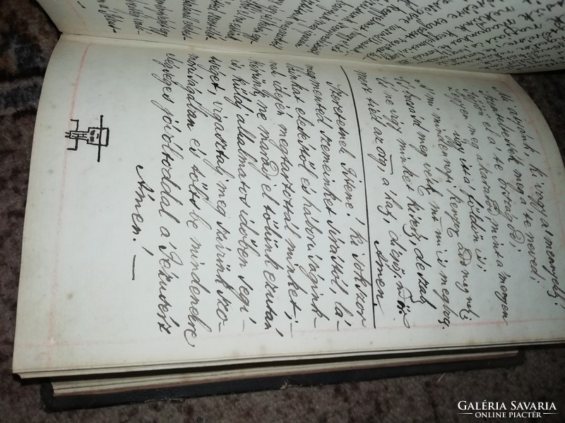Manuscript penitential prayers from a book collection, written by Bálint Révész, a unique piece