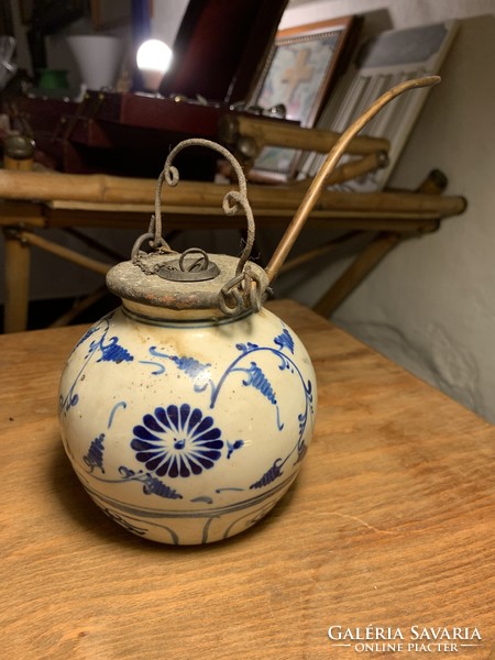 Chinese ceramic opium pipe