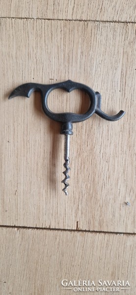 Antique wine opener iron