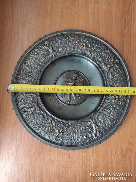 Bronz tányér ( D=27cm)