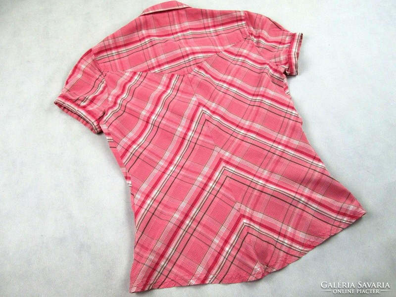 Original helly hansen (s) elegant hidden button short sleeve women's shirt