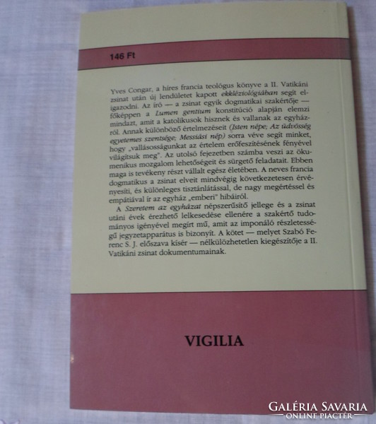 Yves congar: I love the church (xx. Century Christian thinkers; vigilia, 1994)