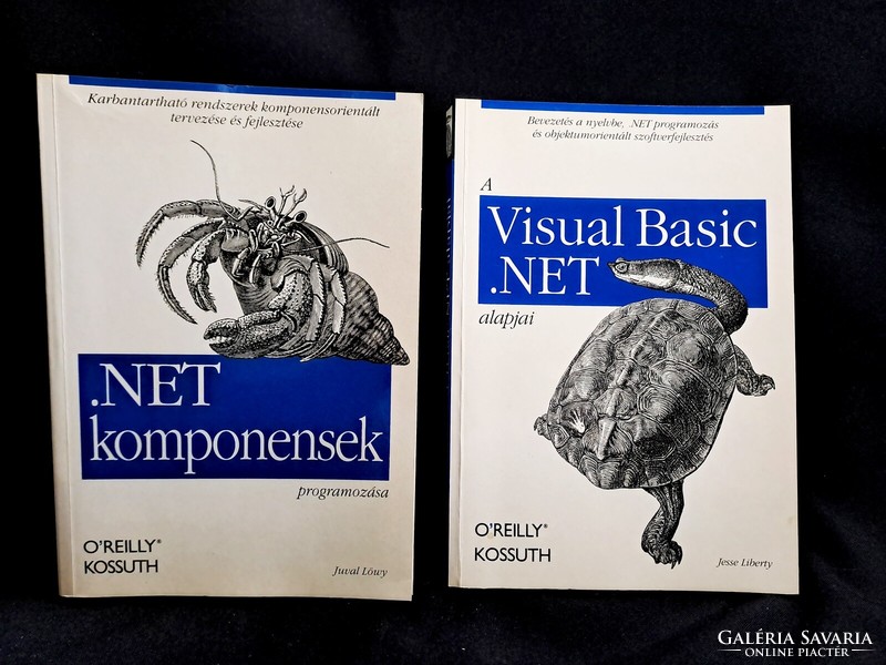 2 számítógépes könyv: NET komponensek és A Visual Basic.net alapjai