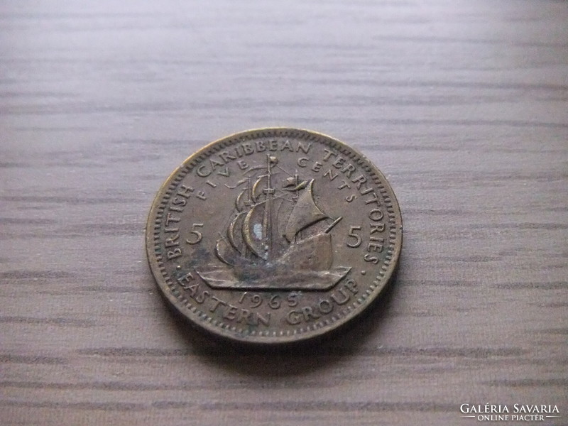 5 Cent 1965 Kelet-Karib Területek