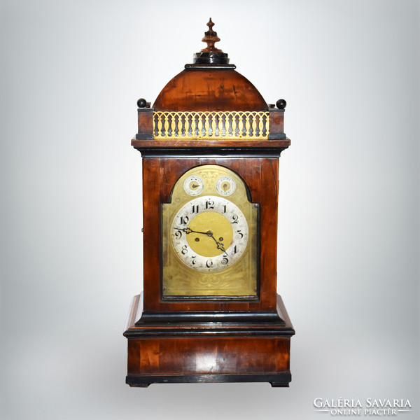 Biedermeier half-baked table clock