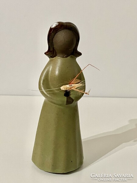 Kerámia váza-hölgy-Kurt Nilsson design
