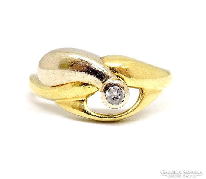 Köves arany gyűrű (ZAL-Au111715)