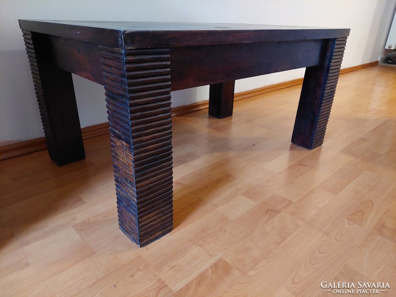 Teakfa asztal 90 x 60 lap 45 magas budapesten átvehető!