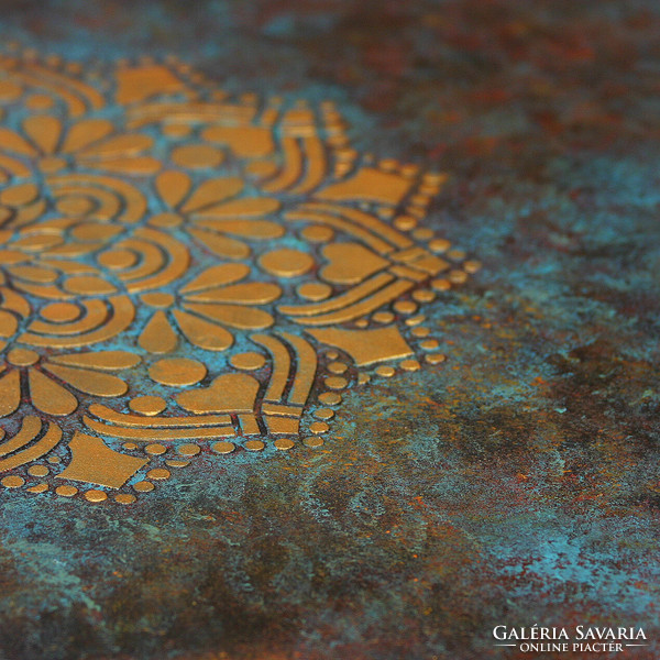 TiBri Creative Workshop - Mandala II. - Framed 65x65cm - artwork: 50x50cm - b23/101