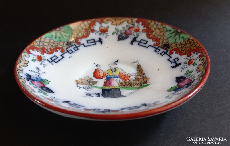 Antique Villeroy & Boch timor faience small plate, collectible