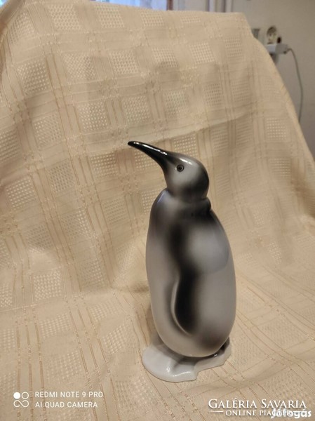 Large porcelain penguin