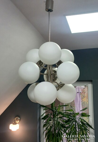 German 9-glass chandelier lamp