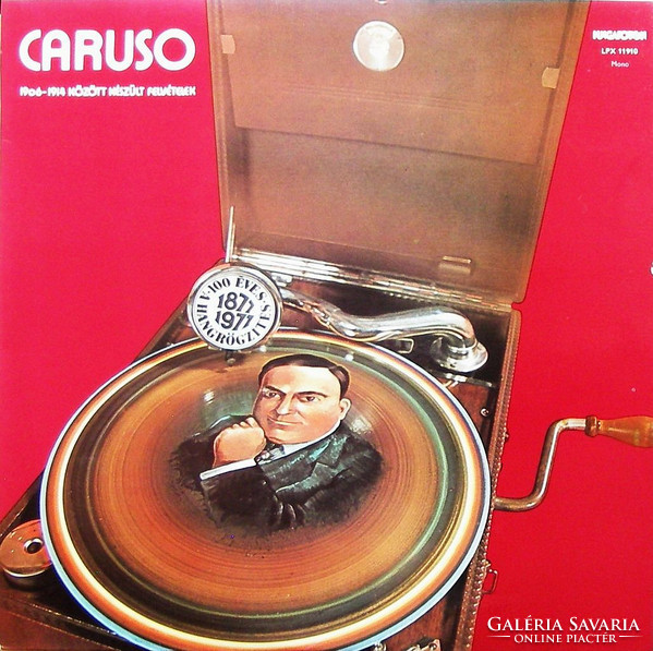 Enrico Caruso - Caruso 1906-1914 Között Készült Felvételek (LP, Comp, Mono)