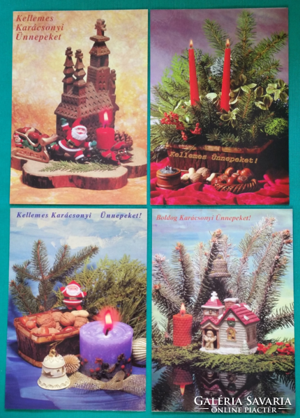 Régi karácsonyi képeslapok - postatiszták