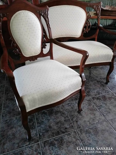 Neobaroque chair and sofa for two