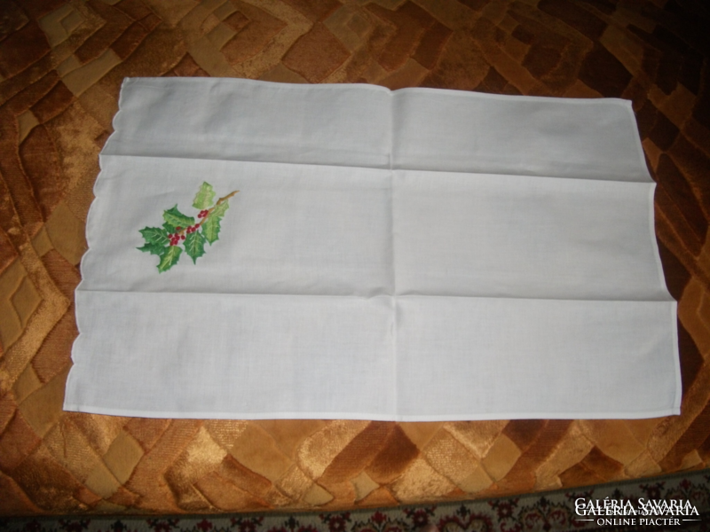Below the price! Wonderful large Christmas table Australian tablecloth, unused size: 178 x 130 cm, width