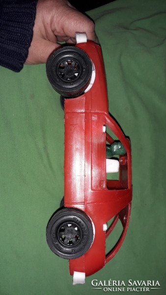 Retro traffic goods bazaar plastic molded red sports toy car 22cm flawless according to pictures