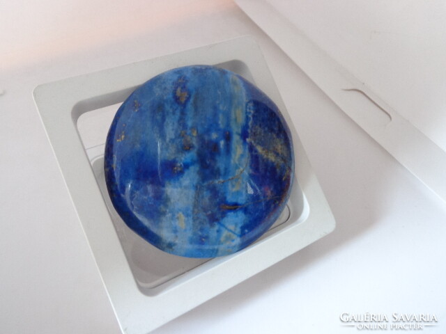 LAPIS lazuli  nagy ásvány korong marok kő 78 gr