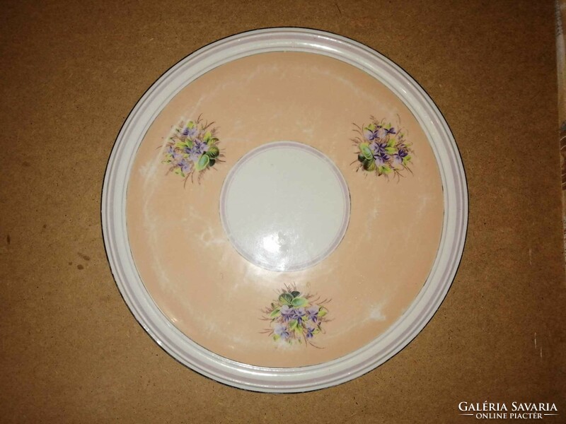Huge antique porcelain centerpiece, cake plate, tray - diameter 41.5 cm (pcs)