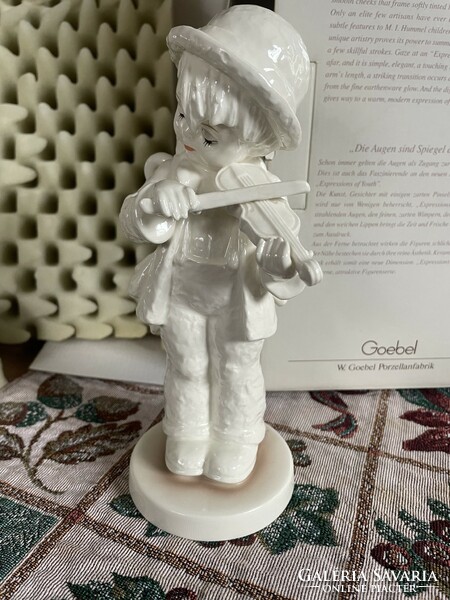 Hummel goebel large, white glazed rare porcelain figure
