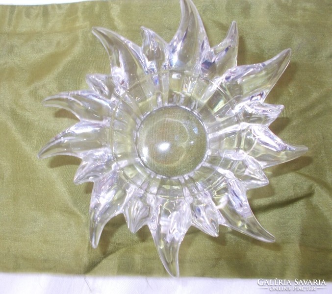 Villeroy Boch napocska alakú üveg mécsetartó