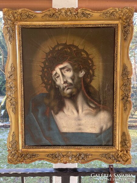 18.Sz.I Suffering Christ painting 72x59cm!!!