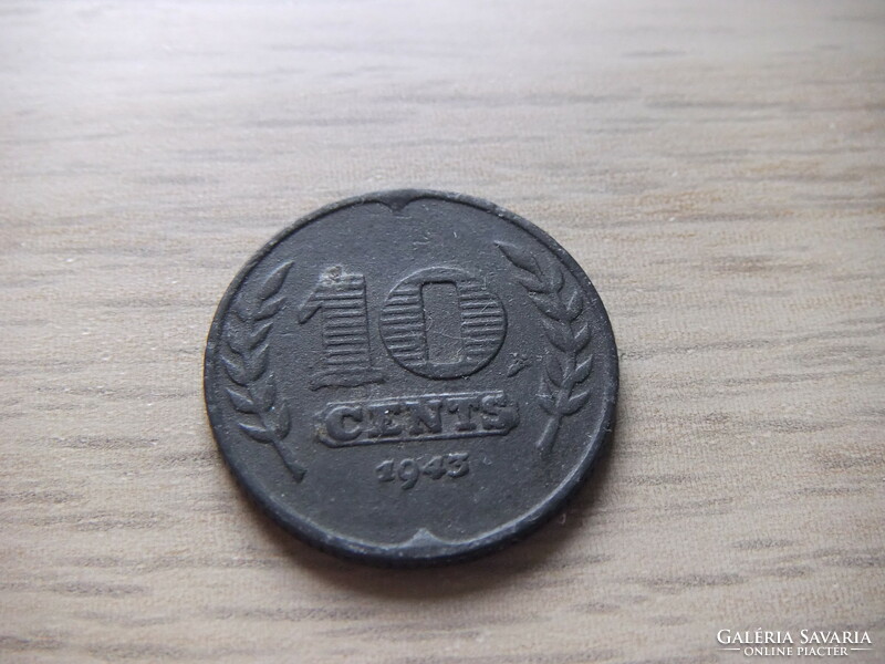 10 Cents 1943 Netherlands
