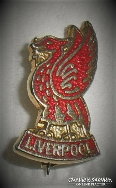 Liverpool zománc ,kis kitűző 2 cm-es kitűnő állapotban.