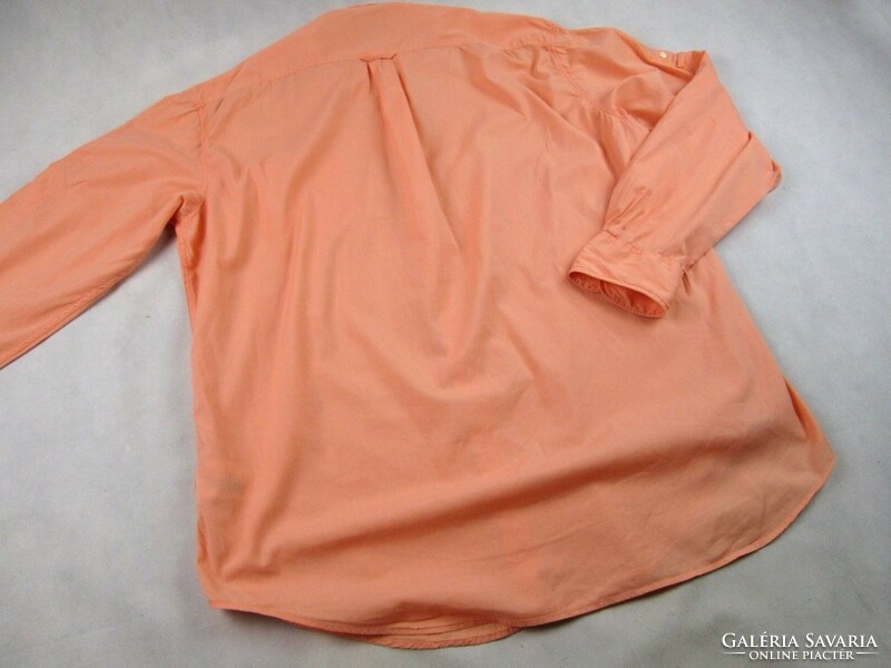 Original gant (xl) elegant long-sleeved men's shirt in peach color