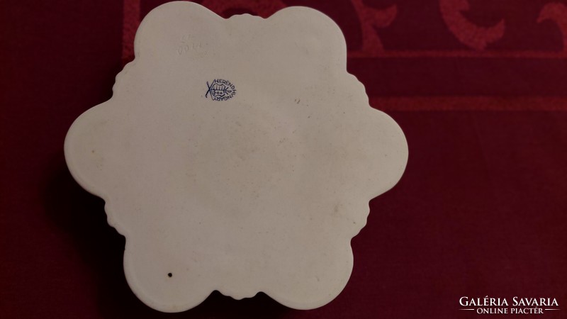 Herend porcelain ashtray, marked, 70s