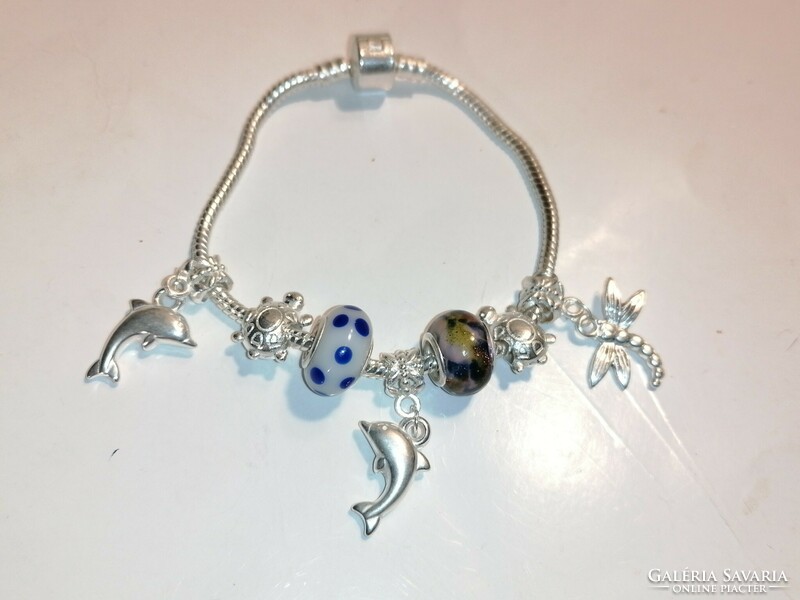 Silver Plated Pandora Bracelet (1085)