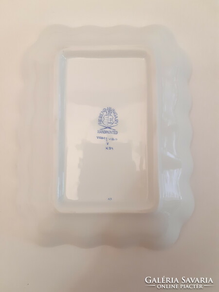 VBO Herendi Viktória mintás tál tálka kínáló porcelán