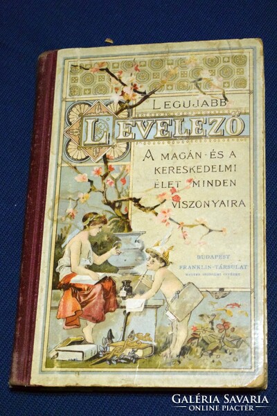 Legújabb magyar általános levelező Brankovics györgy Franklin Társulat antik könyv 1910-es évek