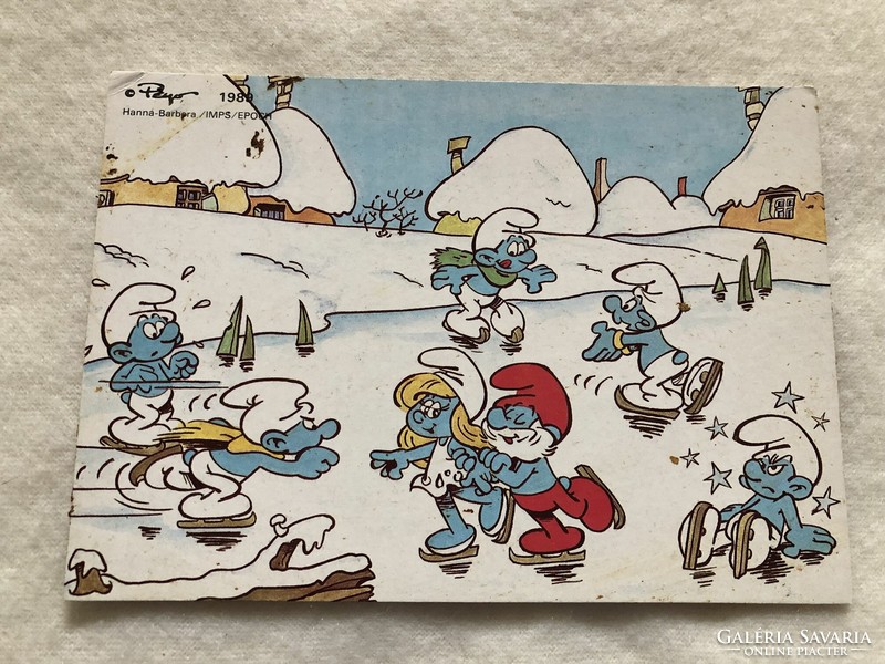 Hupikék dwarf blue postcard -5.