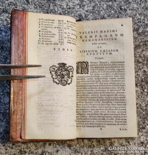 VALERII MAXIMI DICTORUM FACTORUMQUE MEMORABILIUM LIBRI IX. 1671 Amsterdami..
