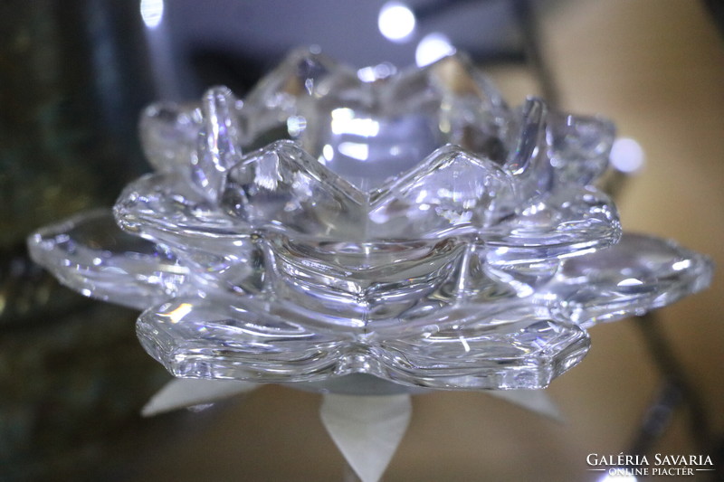 Water lily, fairy lily, lotus, water lily candle holder ii.