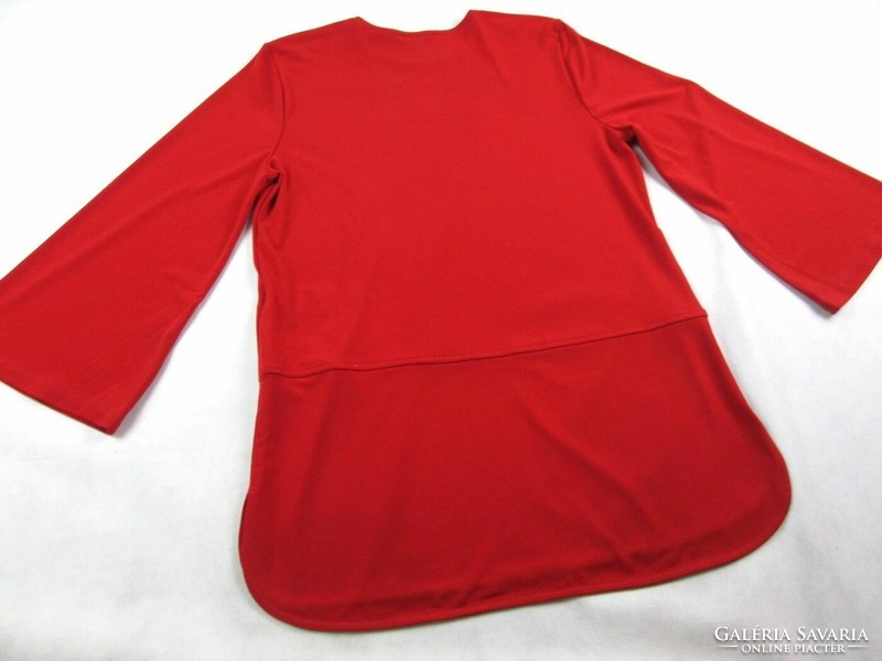 Original ralph lauren (l) elegant 3/4 sleeve women's elastic light top