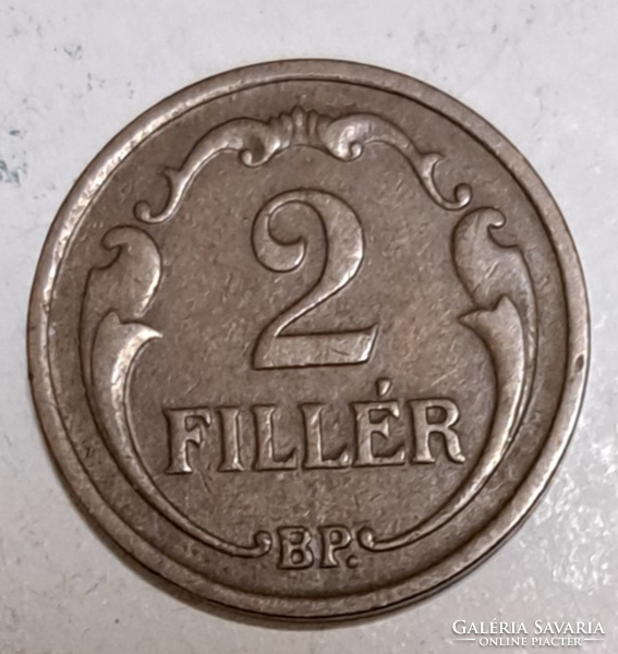 1927. 2 Filér Hungarian kingdom (938)
