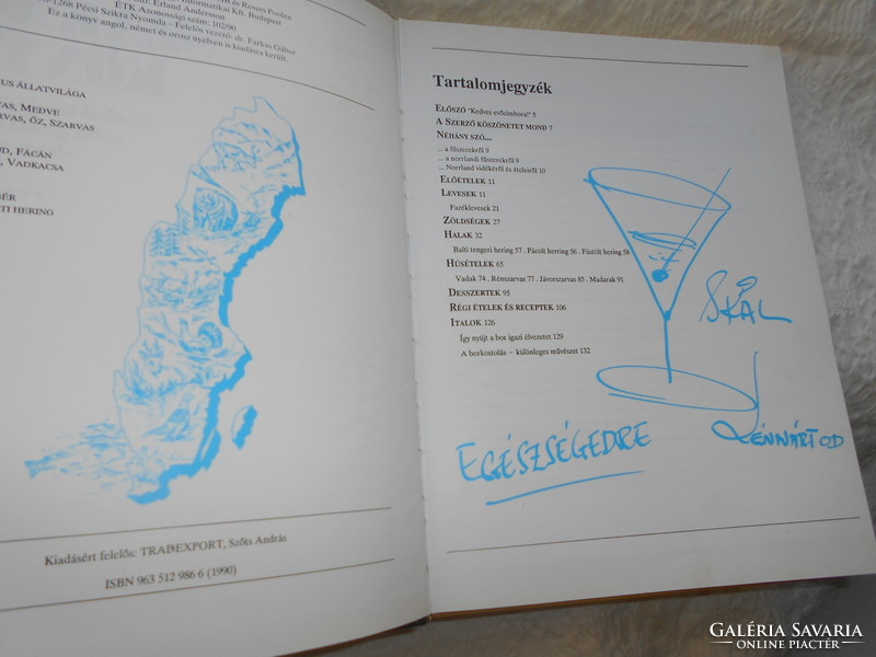 Swedish cookbook in Hungarian, winlund