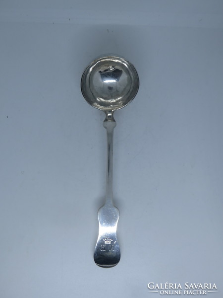 13 Latos antique silver milk jug. Pest, 1866, Czech pal