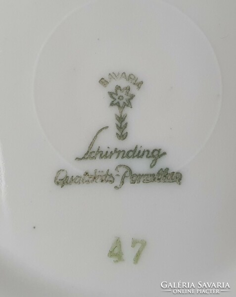 4db Winterling Marktleuthen Bavaria Schirnding német porcelán csészealj csomag tányér