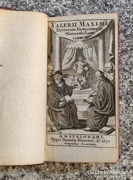 VALERII MAXIMI DICTORUM FACTORUMQUE MEMORABILIUM LIBRI IX. 1671 Amsterdami..