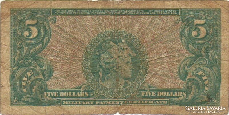 5 dollár 1965 USA Military katonai