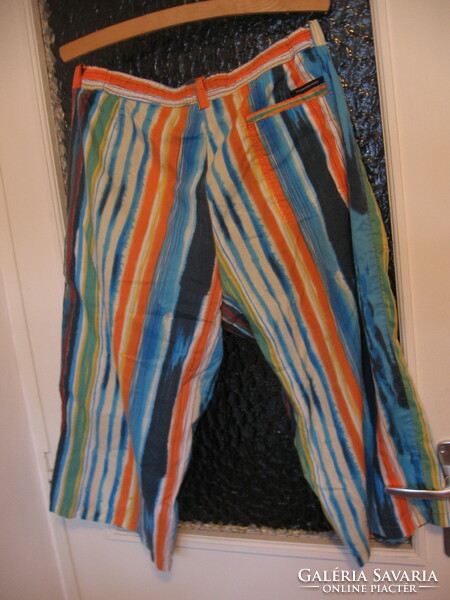 Cheerful striped Trussardi sport short pants size 54