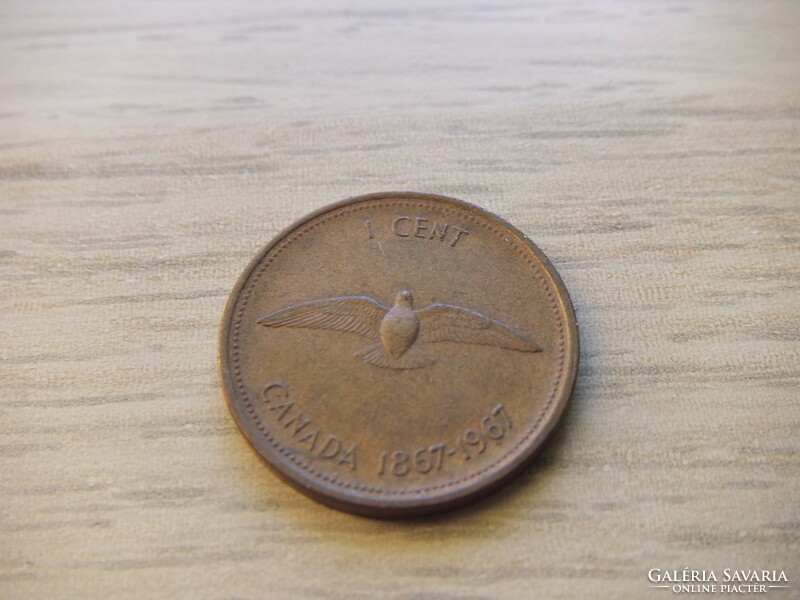 1 Cent 1967 Canada (100 years of Canada)